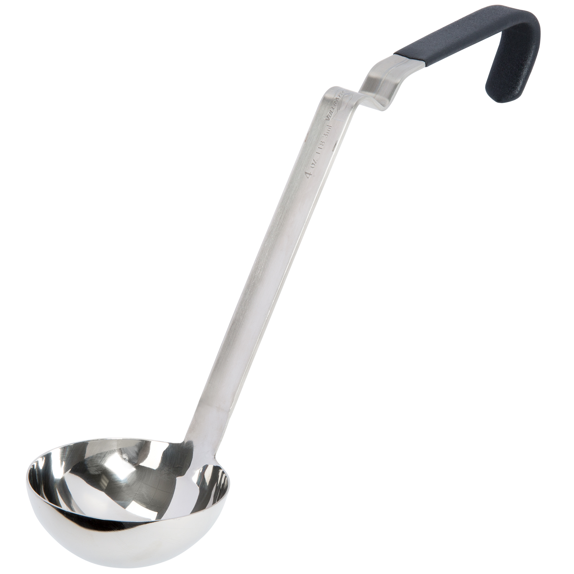 Concha de Serviço Inox 120ml com Cabo Ergonómico Preto