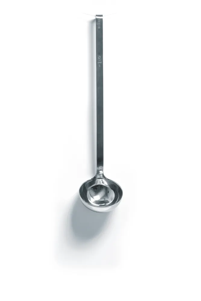 Concha de Inox Profissional 1L com Aro Antigotas Ø165x630mm