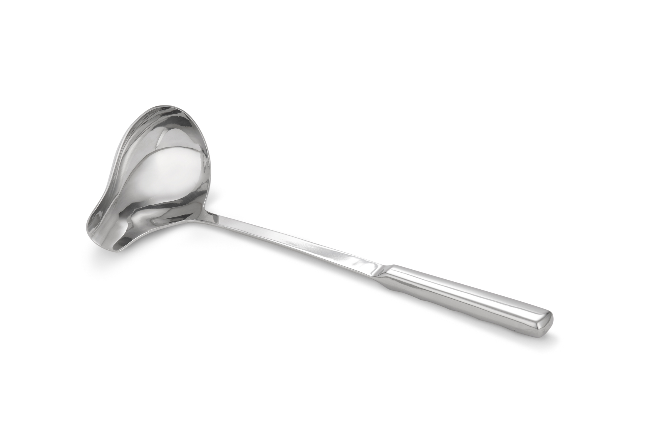 Concha de Servir 60ml com Bico e Cabo Oco em Inox