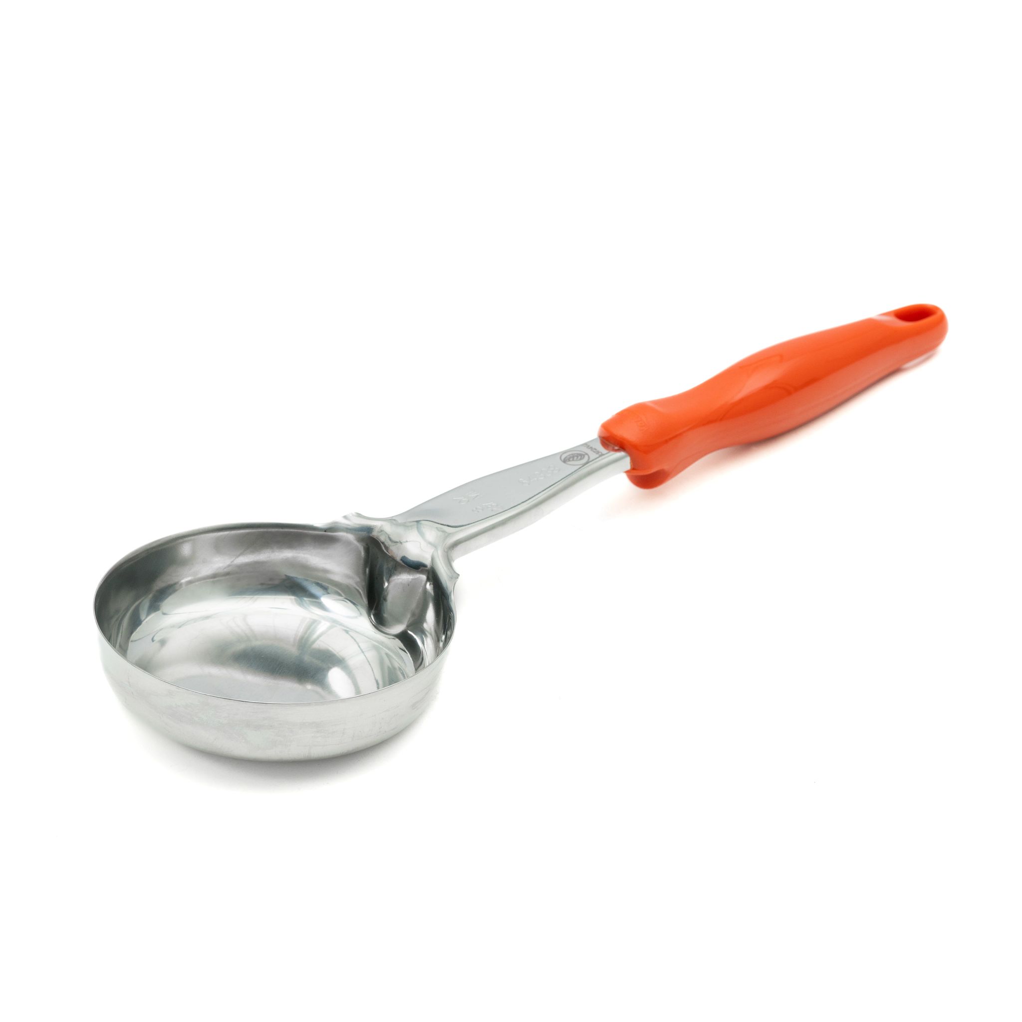 Concha Doseadora 236 ml Aço Inoxidável Cabo Nylon Laranja