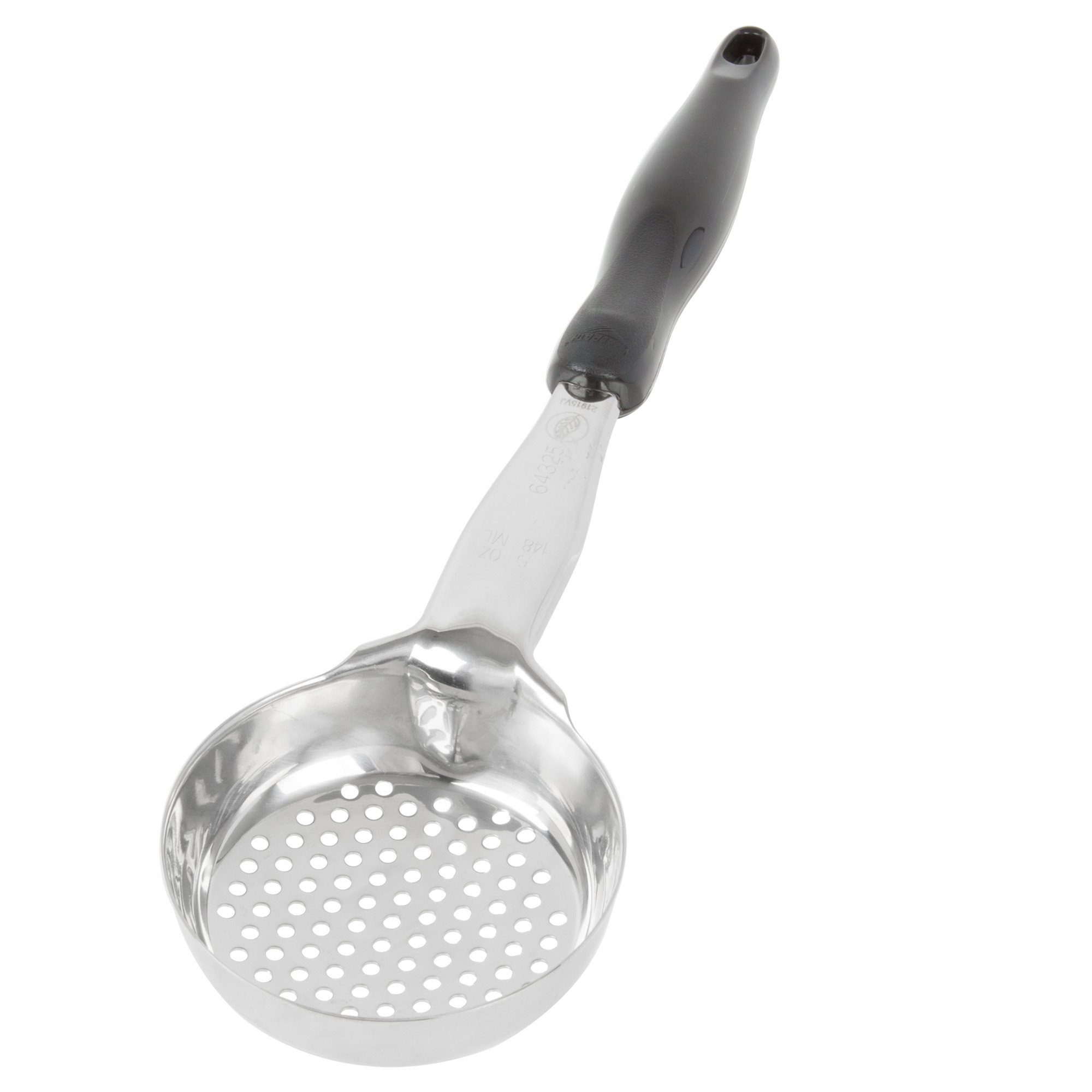 Concha de Porcionamento Perfurada 148 ml Aço Inox Cabo Nylon