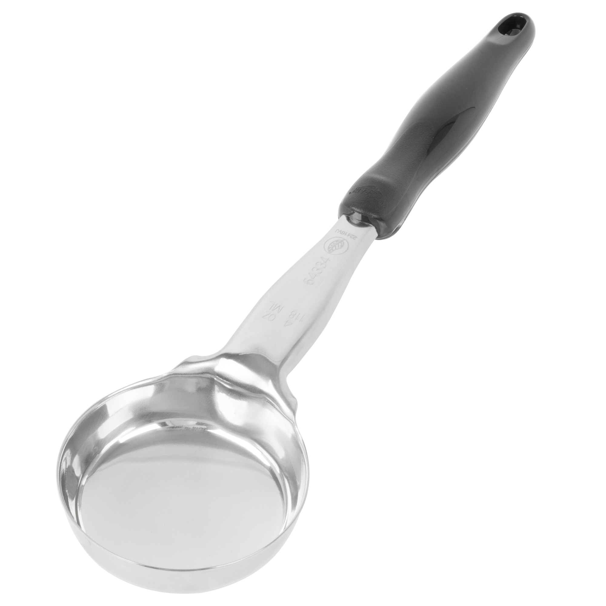 Colher-Concha de Porcionamento 118 ml Aço Inoxidável Cabo Nylon