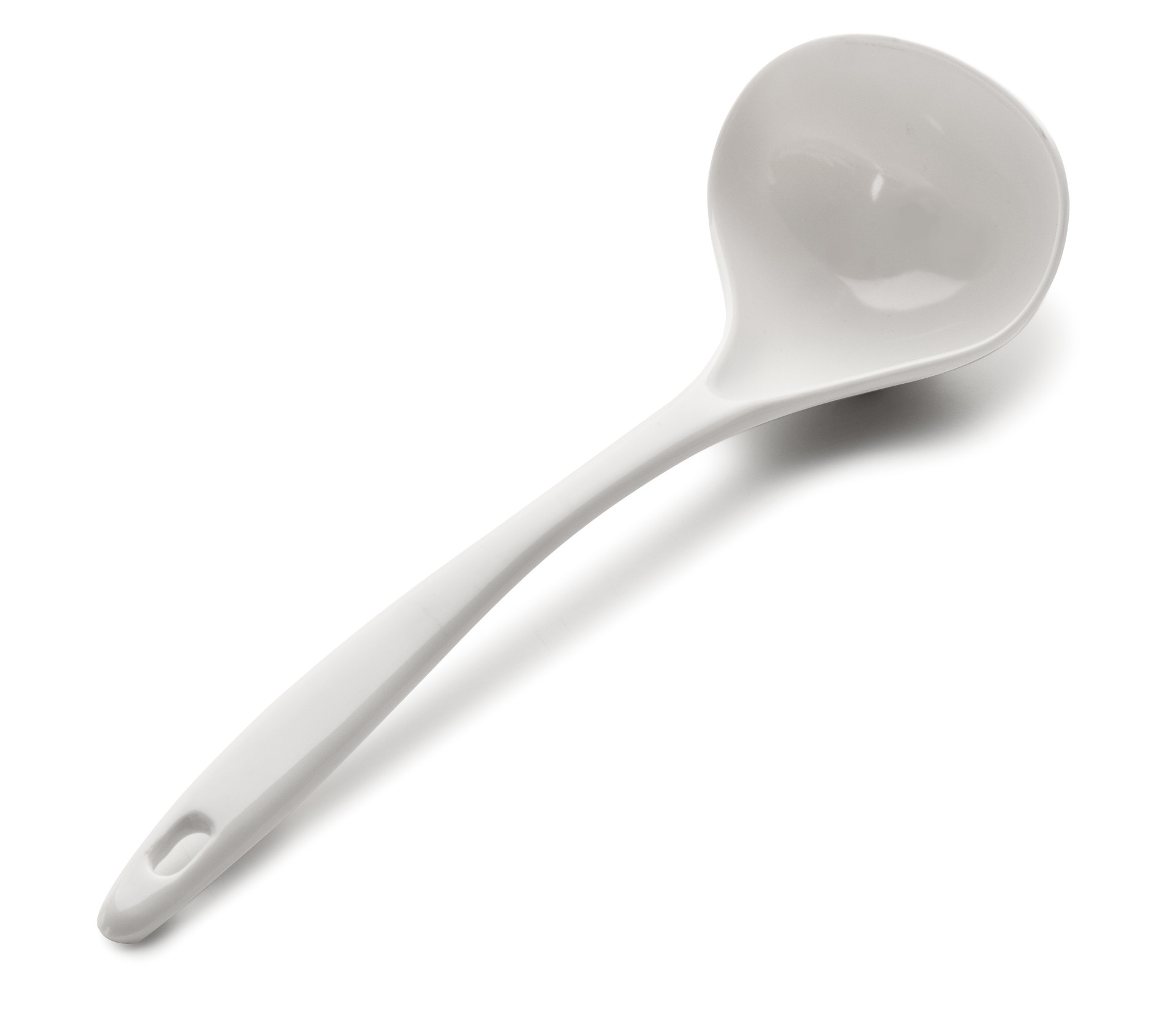 Concha Reta Clássica em Melamina Branca para Buffet 27 cm