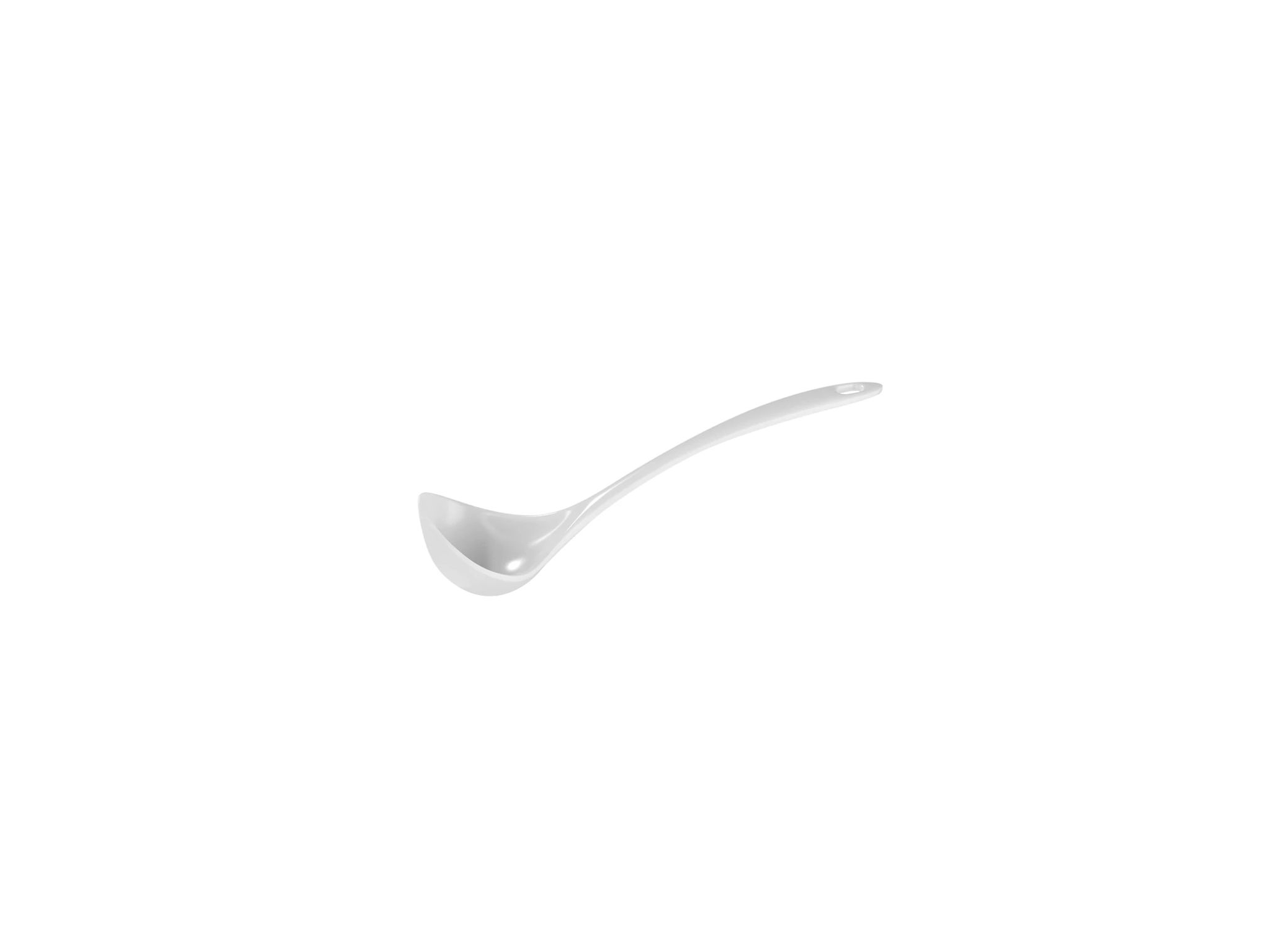 Concha de Sopa Melamina Branca 0.08L para Buffet