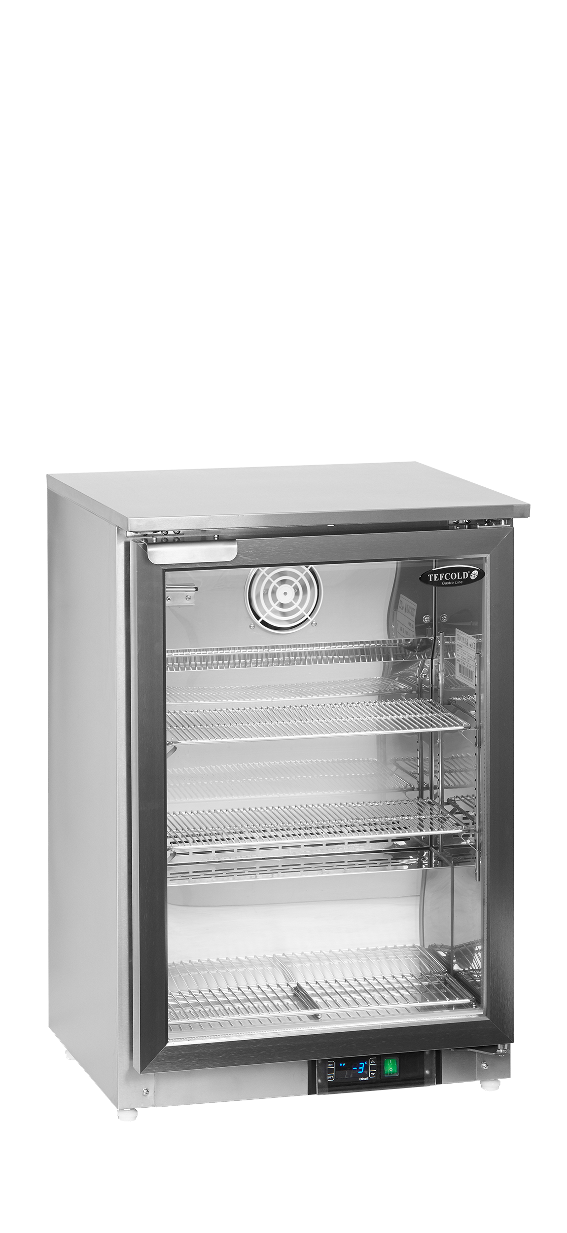 Congelador de Copos Profissional 79L GF200VSG – Inox Porta Vidro