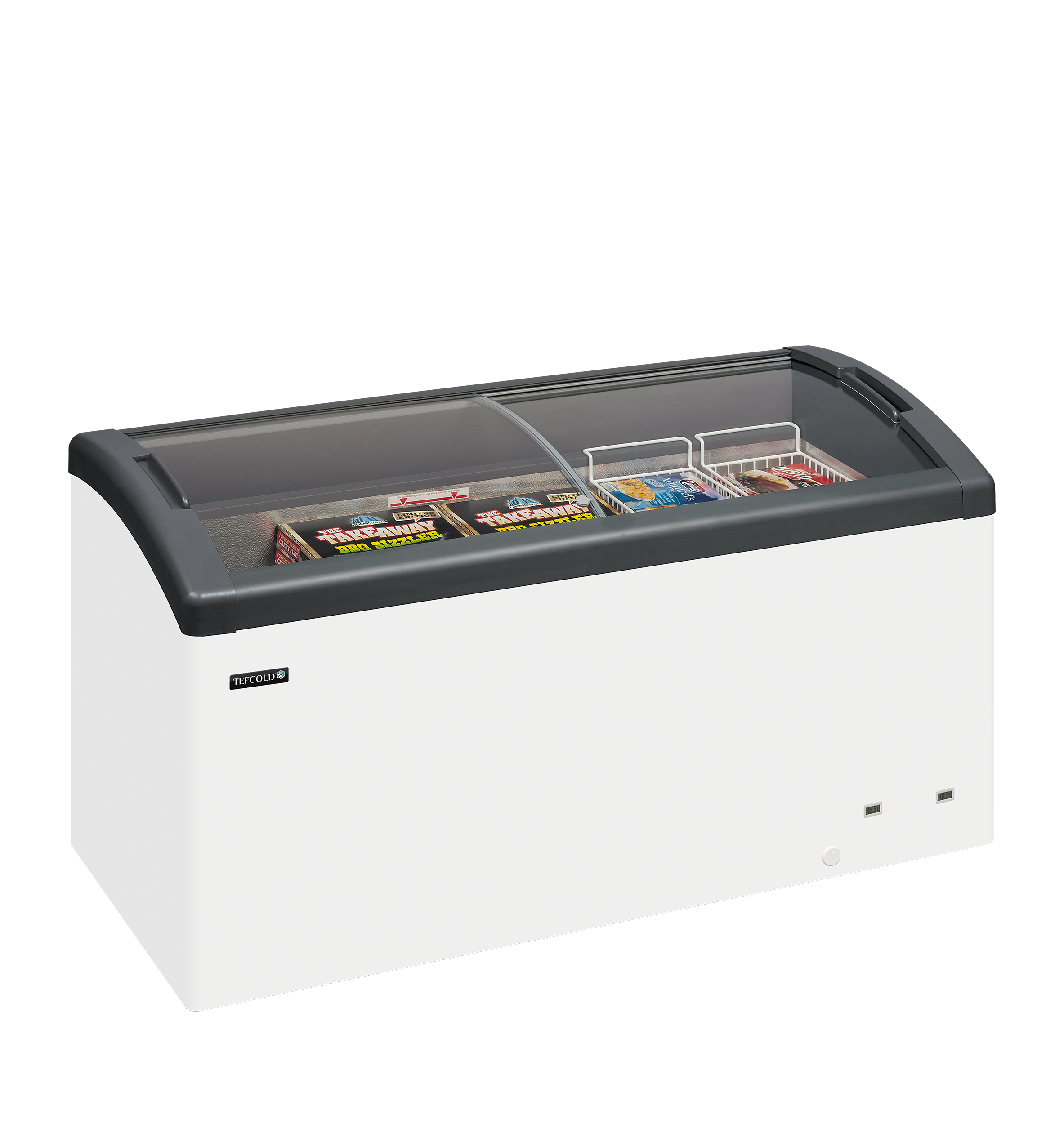 Congelador Expositor de Gelados Curvo 418L FOCUS 151