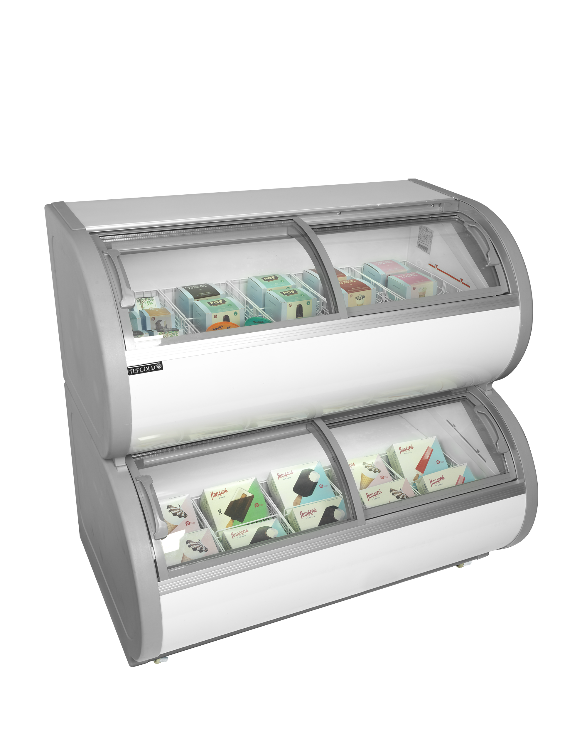 Congelador Expositor Profissional TD500, 2 Níveis, 450L