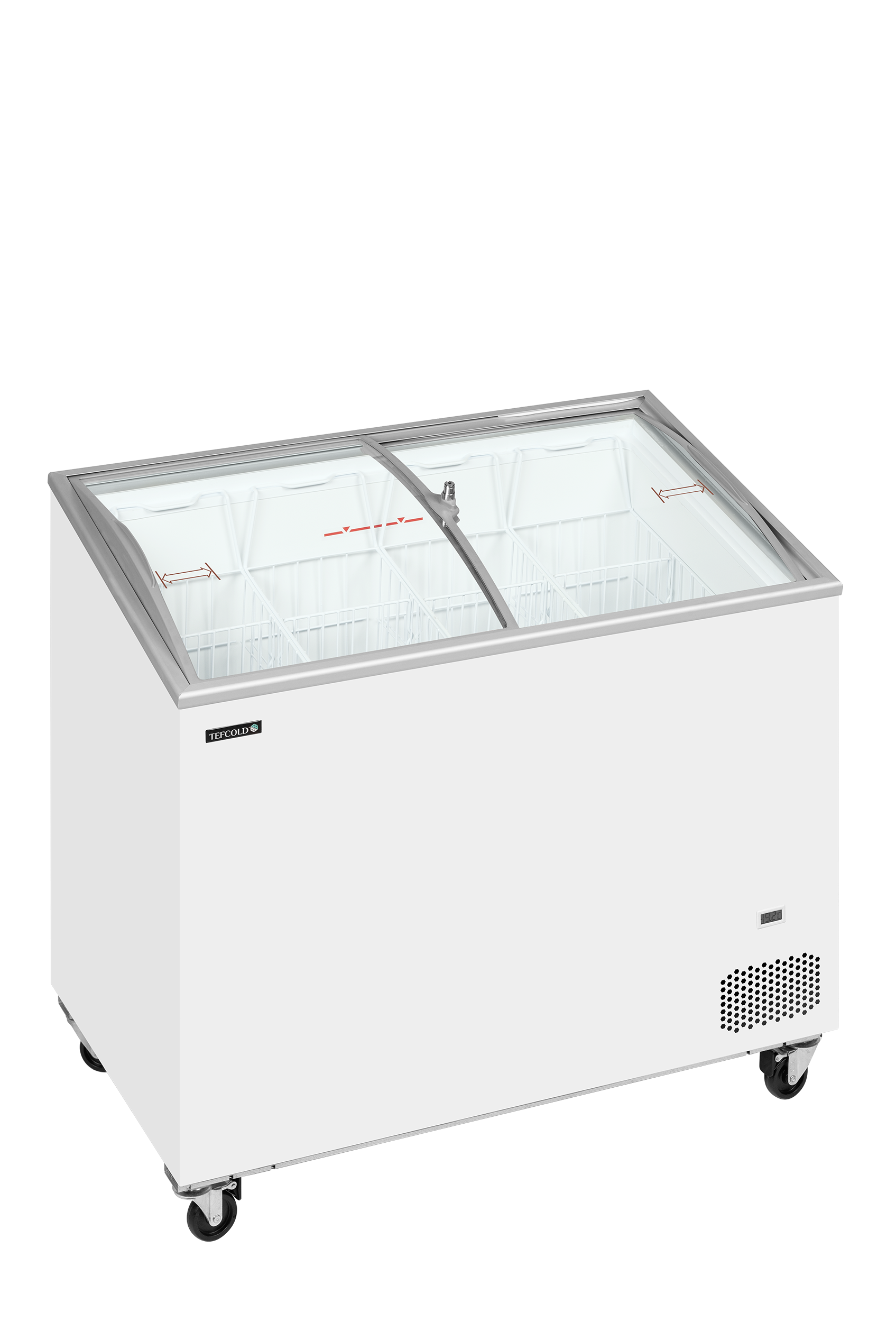 Arca Congeladora Expositora Gelados IC301SCEB 264L Curva