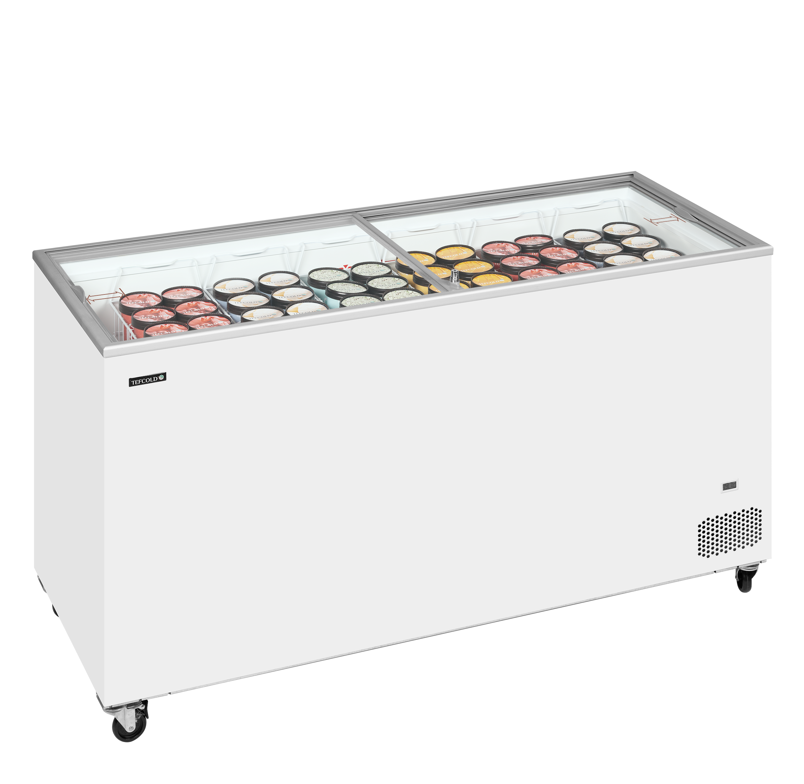 Congelador de Gelados Expositor IC502SC 491L Vidro Deslizante