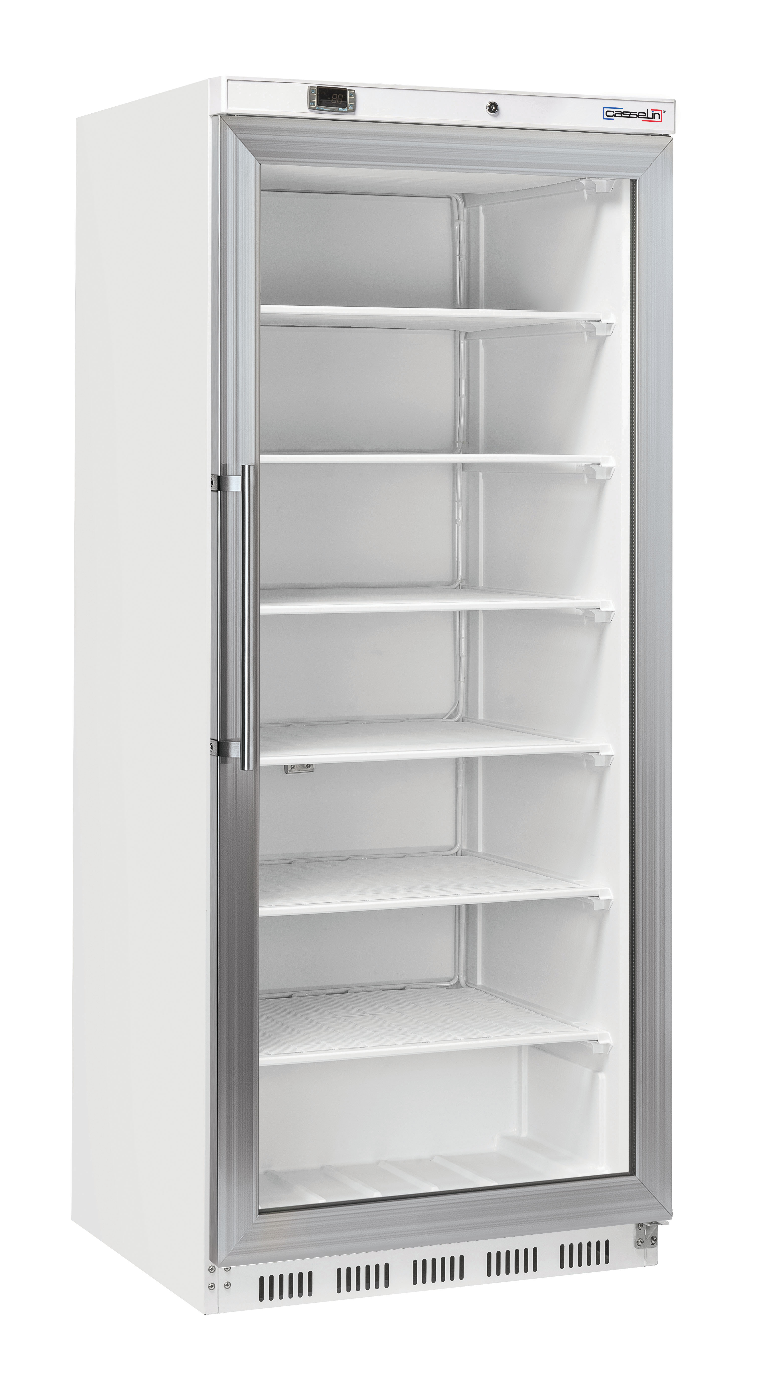 Congelador Vertical Vitrine 600 L Porta de Vidro Duplo