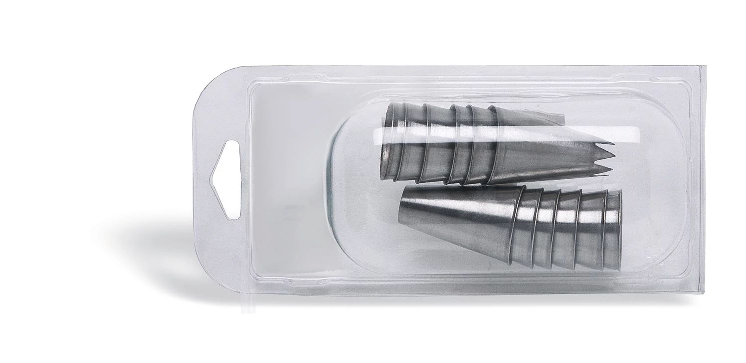 Conjunto de Bicos de Pasteleiro Inox - 12 Peças Diversas