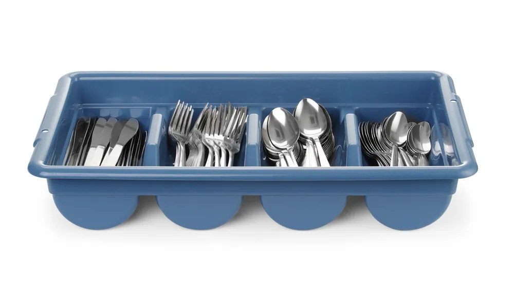Conjunto de Talheres 200 Peças em Inox com Tabuleiro Organizador