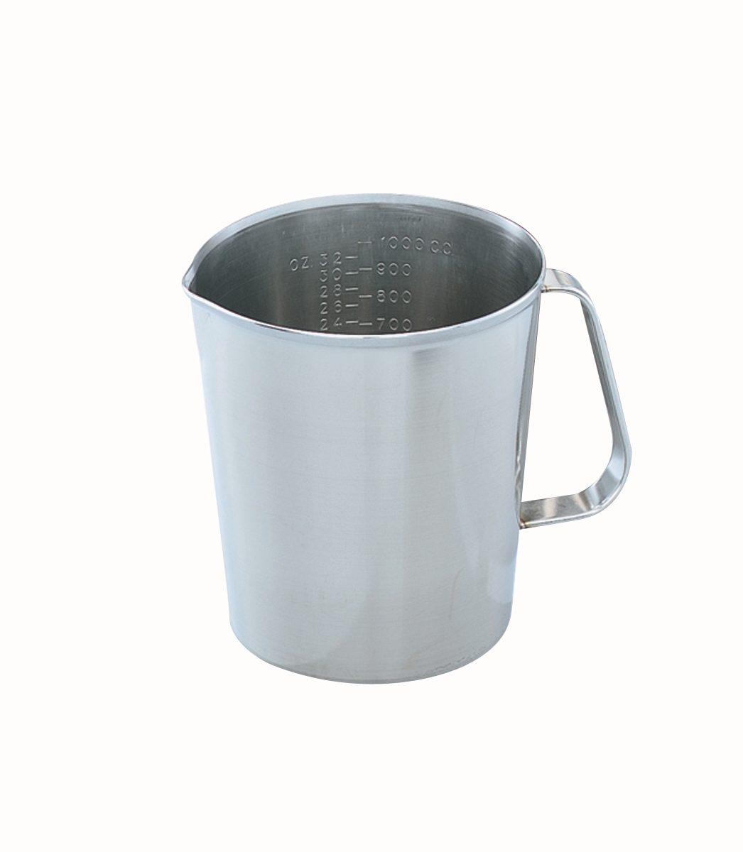 Copo Medidor 0.9 L em Aço Inoxidável para Cozinha Profissional