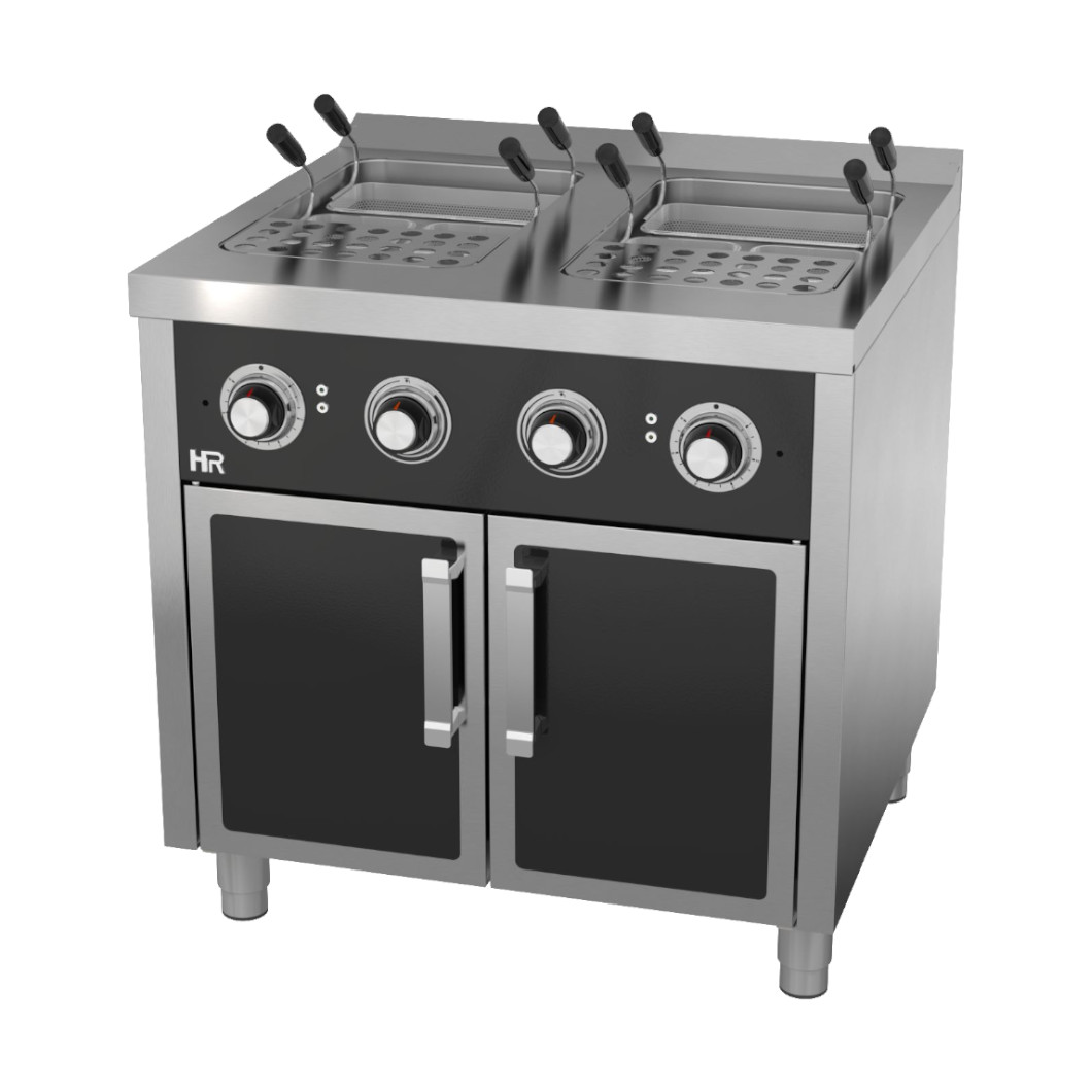 Cozedor de Pasta Elétrico 2x25L, Linha 700 com Armário