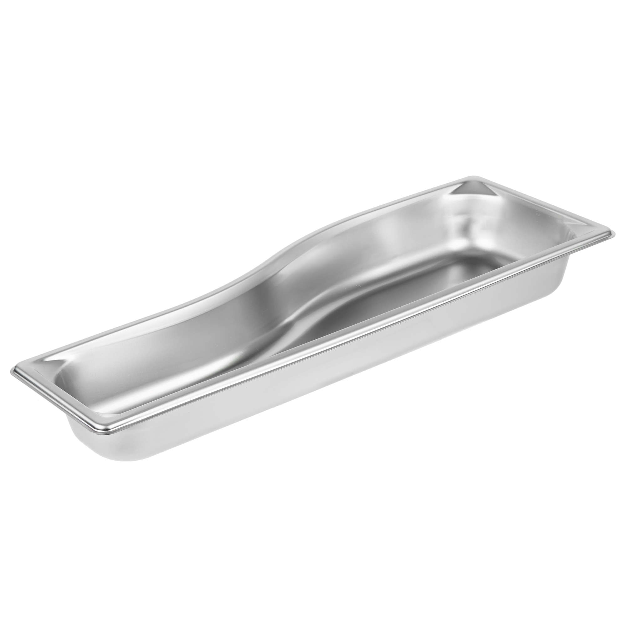 Recipiente Gastronorm Aço Inoxidável 530x186x63mm Alongado para Buffet