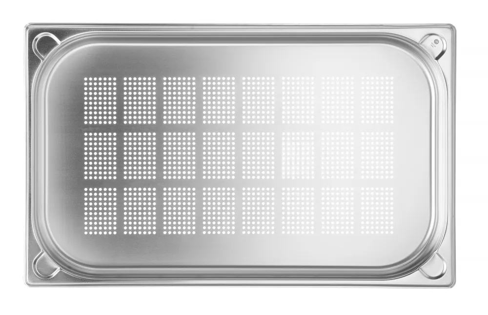 Cuba Gastronorm 1/1 Perfurada Inox 5L (H)40mm