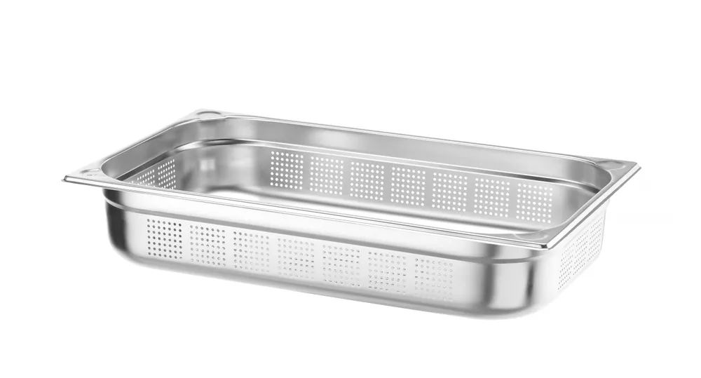 Cuba Gastronorm 1/1 Perfurada Inox 5L (H)40mm