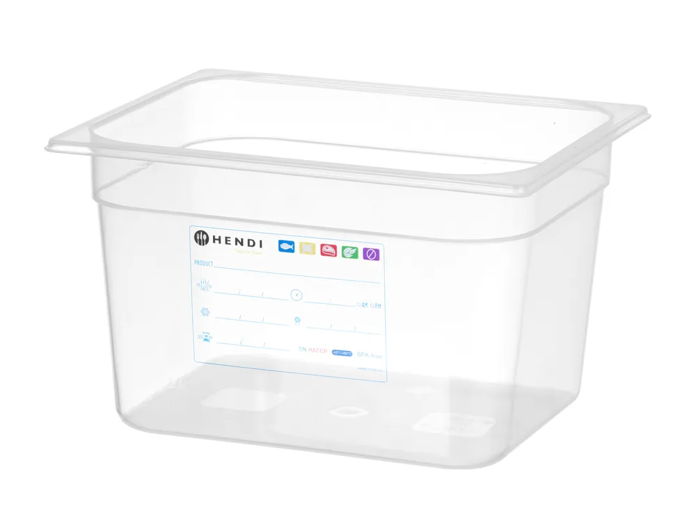 Cuba Gastronorm 1/2 Polipropileno Transparente 12,5L
