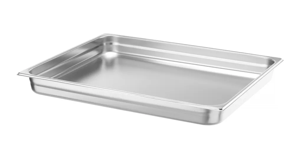 Recipiente Gastronorm 2/1 Aço Inox 19L (65mm) - Cozinha Profissional