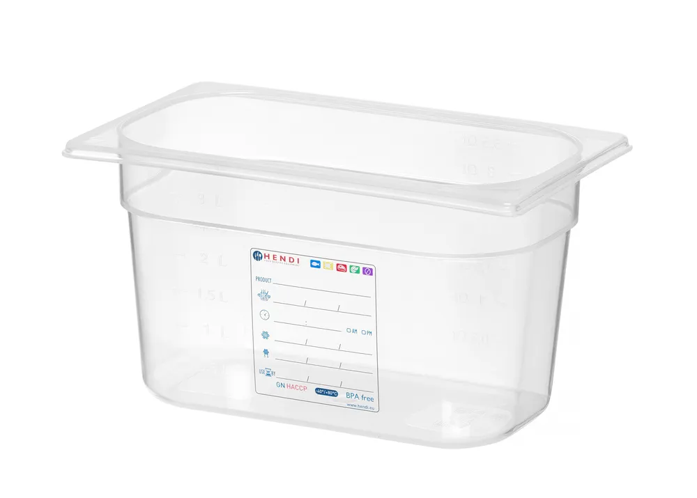 Cuba Gastronorm GN 1/4 Polipropileno Transparente 3,5L