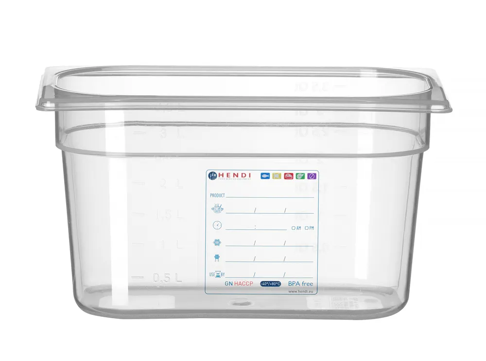 Cuba Gastronorm GN 1/4 Polipropileno Transparente 3,5L