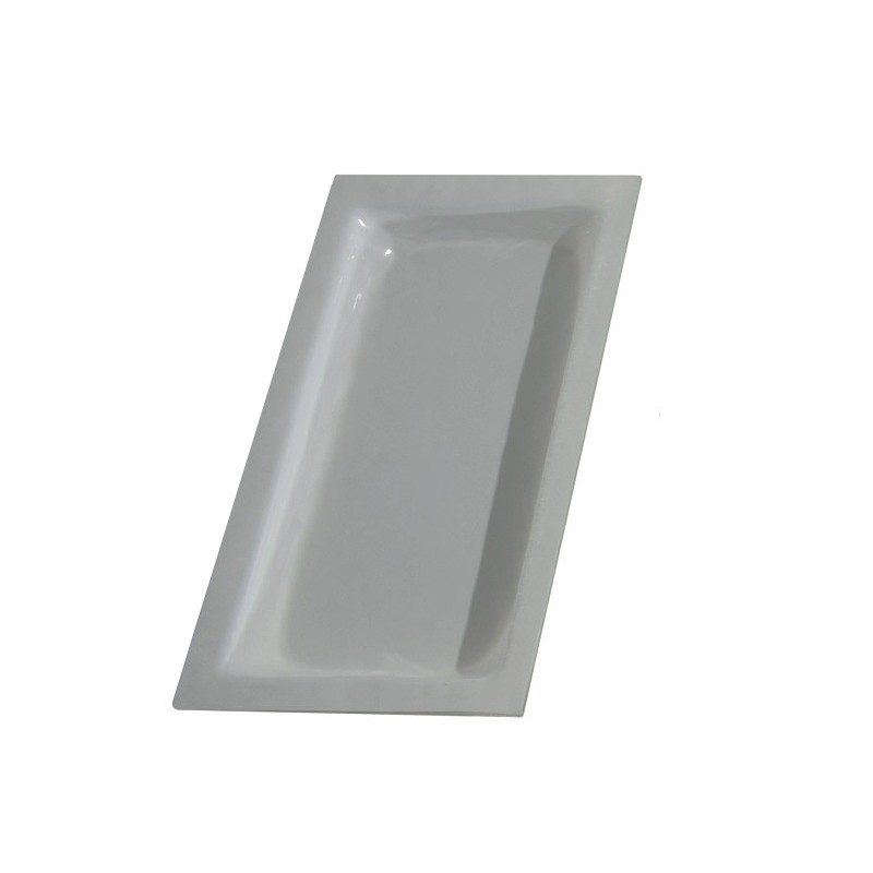 Cuba Gastronorm GN 1/3 Vidro Branco 40mm