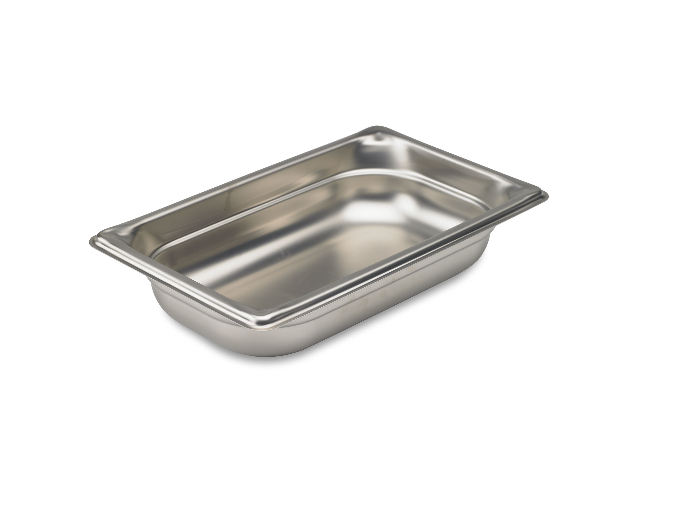 Cubeta Gastronorm GN 1/4 Aço Inoxidável 55 mm Profundidade