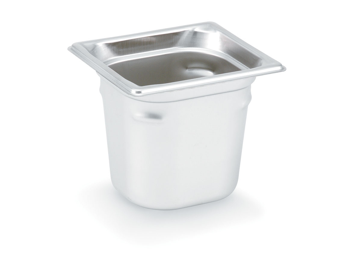 Cubeta Gastronorm GN 1/6 Aço Inoxidável 150 mm Profundidade