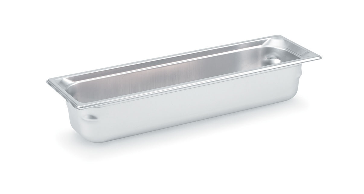 Cuba Gastronorm GN 2/4 Aço Inoxidável 100mm Profundidade