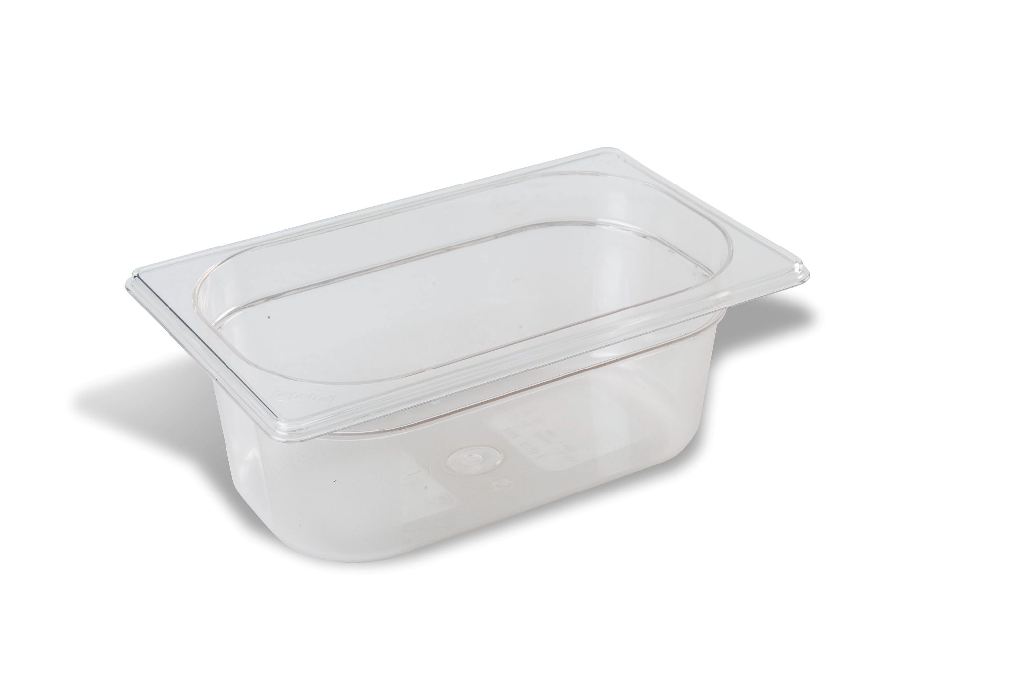 Cubeta Gastronorm GN 1/4 100mm Profundidade Transparente