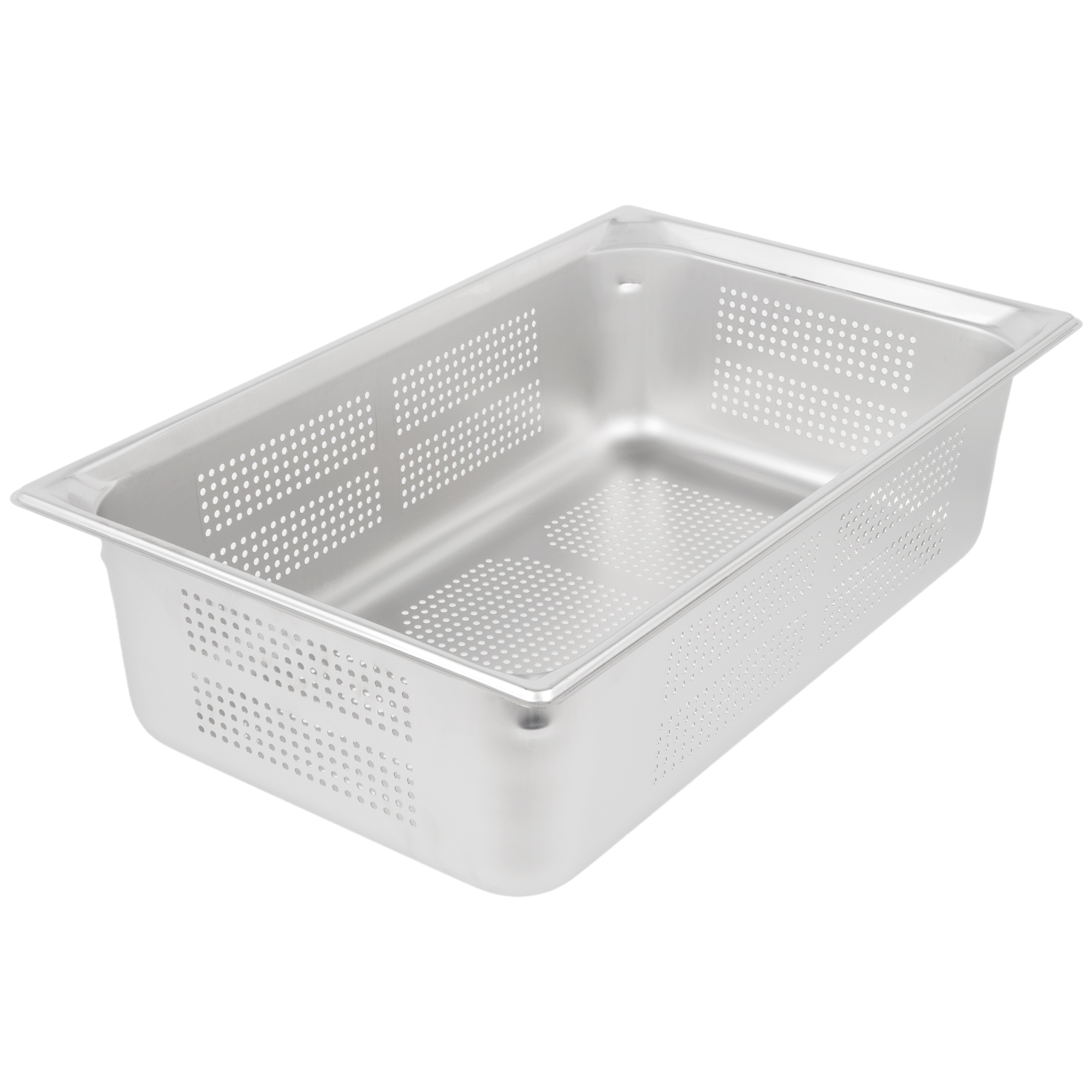 Cubeta Gastronorm 1/1 Perfurada 150mm Aço Inoxidável
