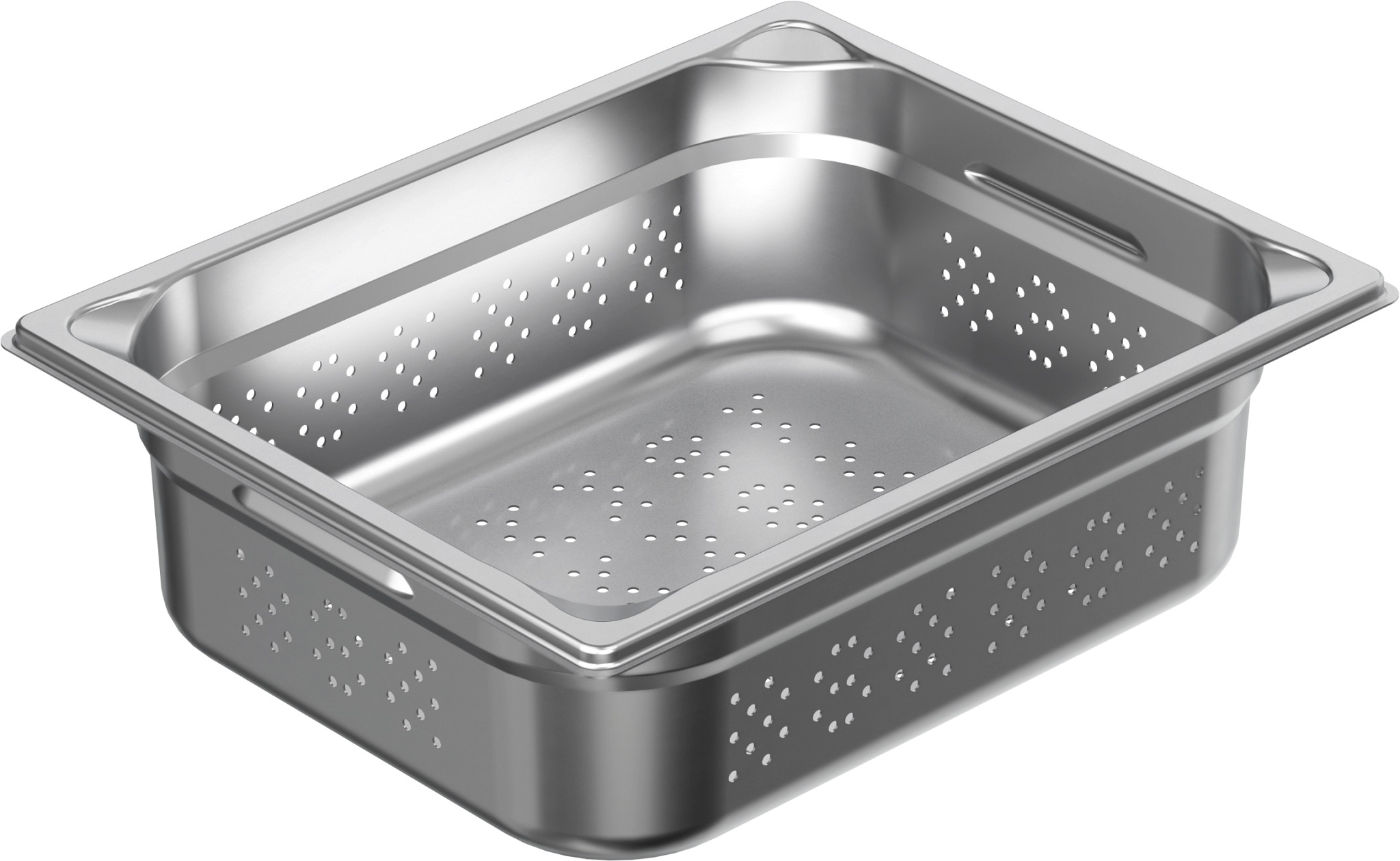 Cubeta Gastronorm GN 1/2 Perfurada 200mm Aço Inoxidável