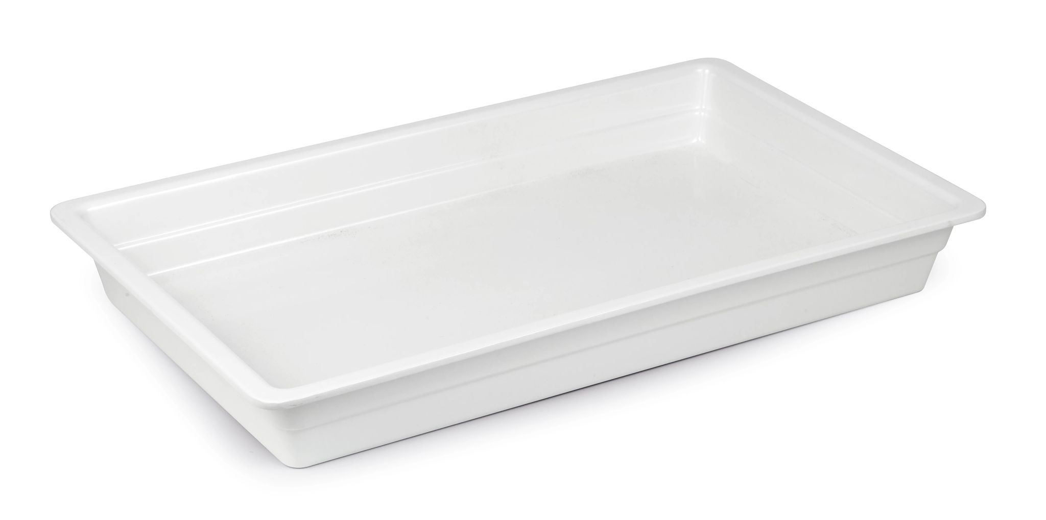 Cubeta GN 1/1 65mm Melamina Branca para Serviço de Alimentos