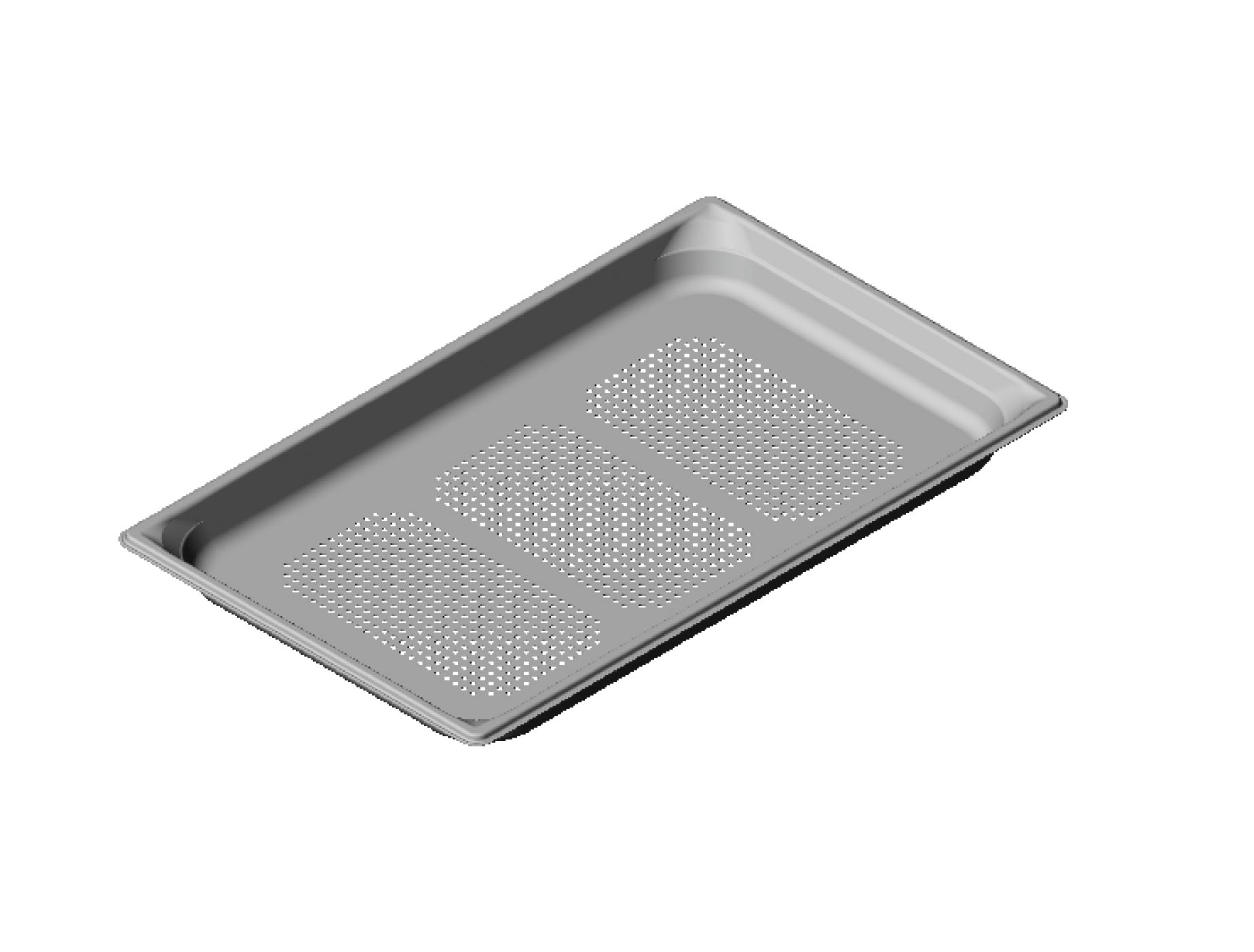 Cuba Gastronorm Perfurada 1/1 Aço Inox 40mm Profundidade
