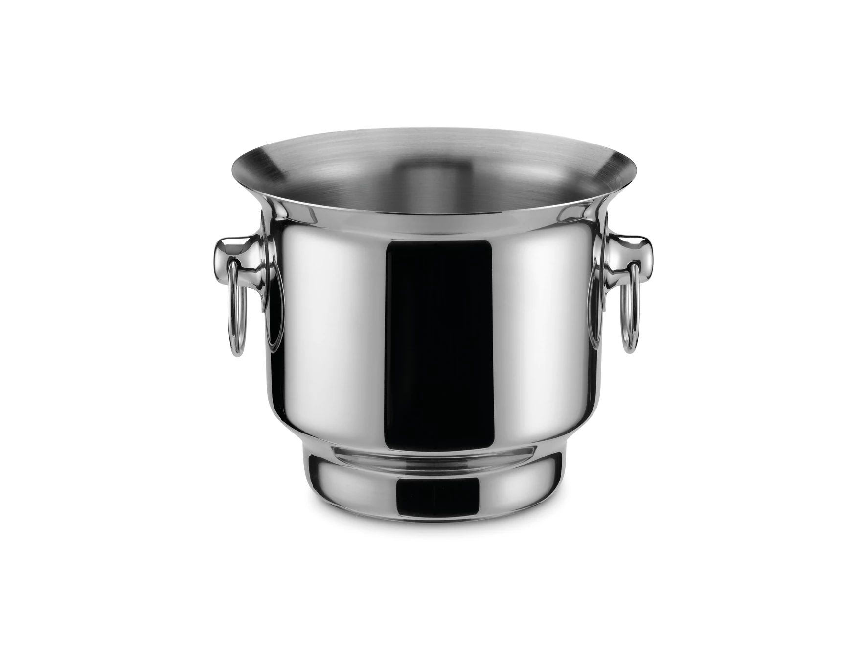 Balde de Champanhe Inox com Pegas 18 cm Diâmetro
