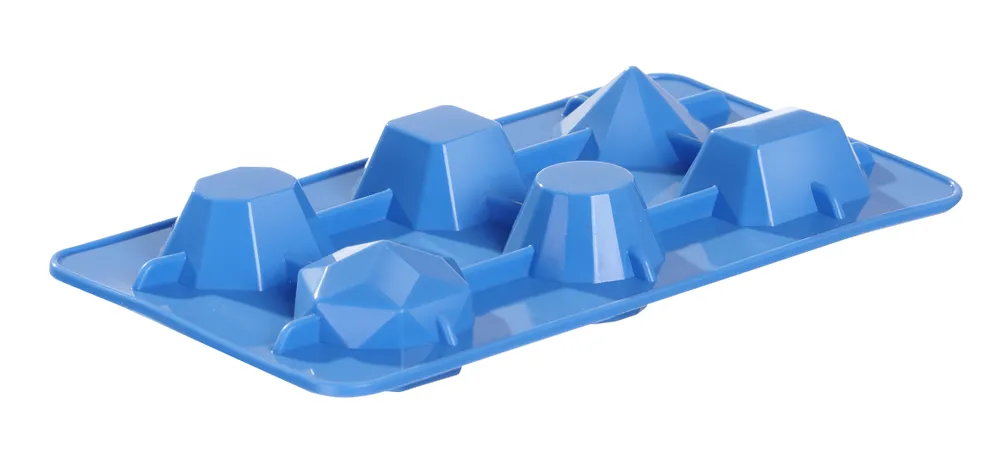 Cuvete para Gelo em Formato Gema, Silicone, 190x105mm, 2 Unidades