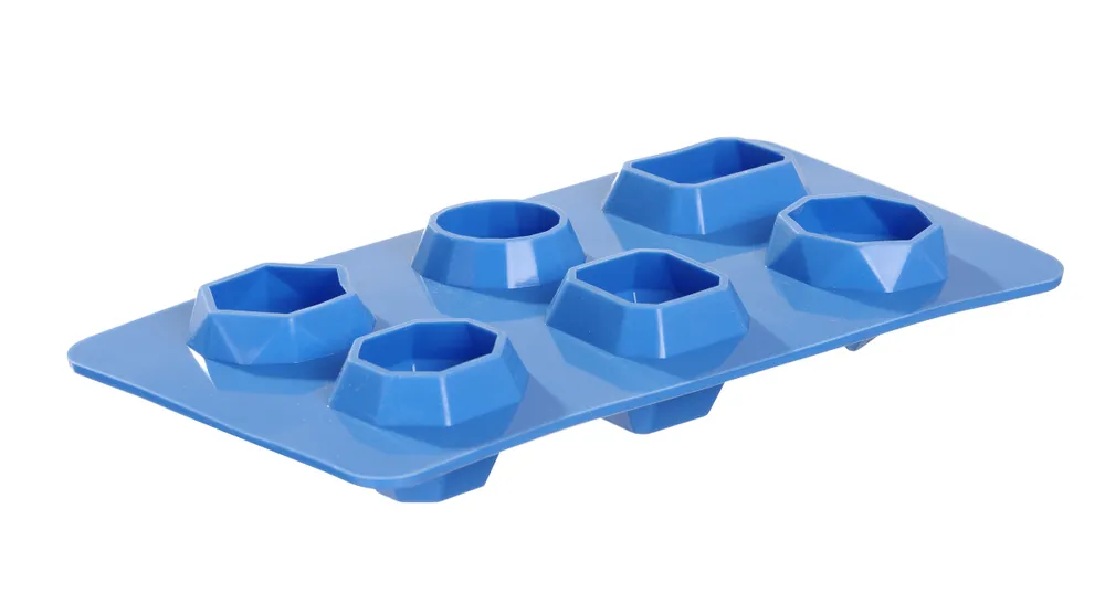 Cuvete para Gelo em Formato Gema, Silicone, 190x105mm, 2 Unidades