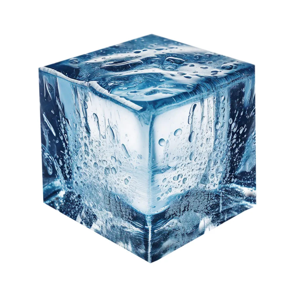 Cuvete de Gelo em Silicone: Cubos Pequenos (19x12cm)