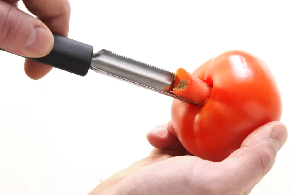 Descaroçador de Vegetais Profissional 220mm Preto
