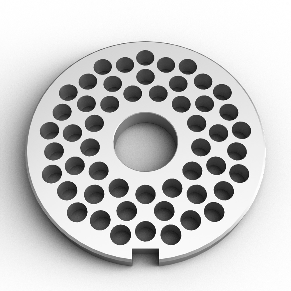 Disco para Picadora de Carne 8mm em Aço Inoxidável