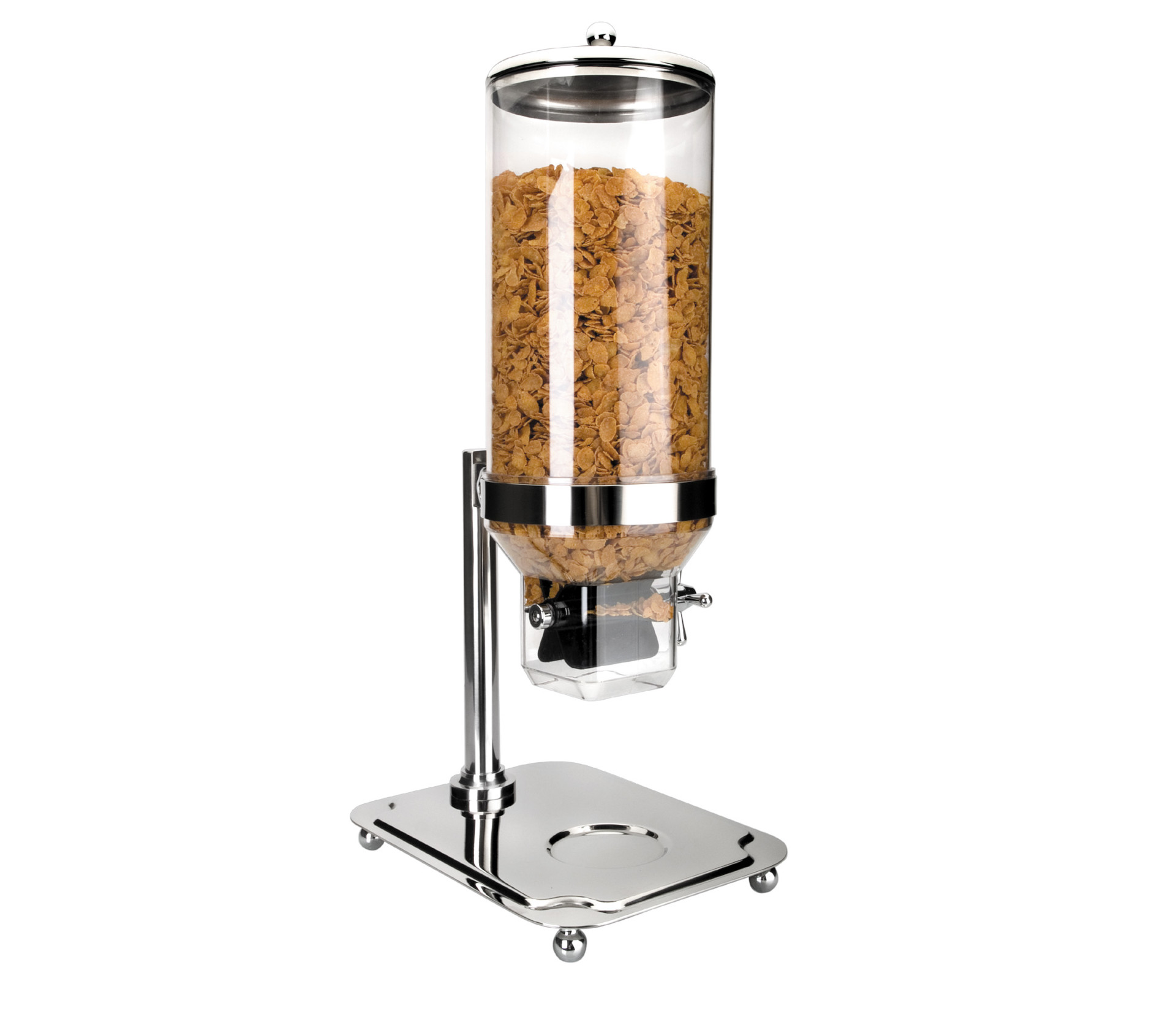 Dispensador de Cereais 10L com Base para Buffet e Pequeno-Almoço