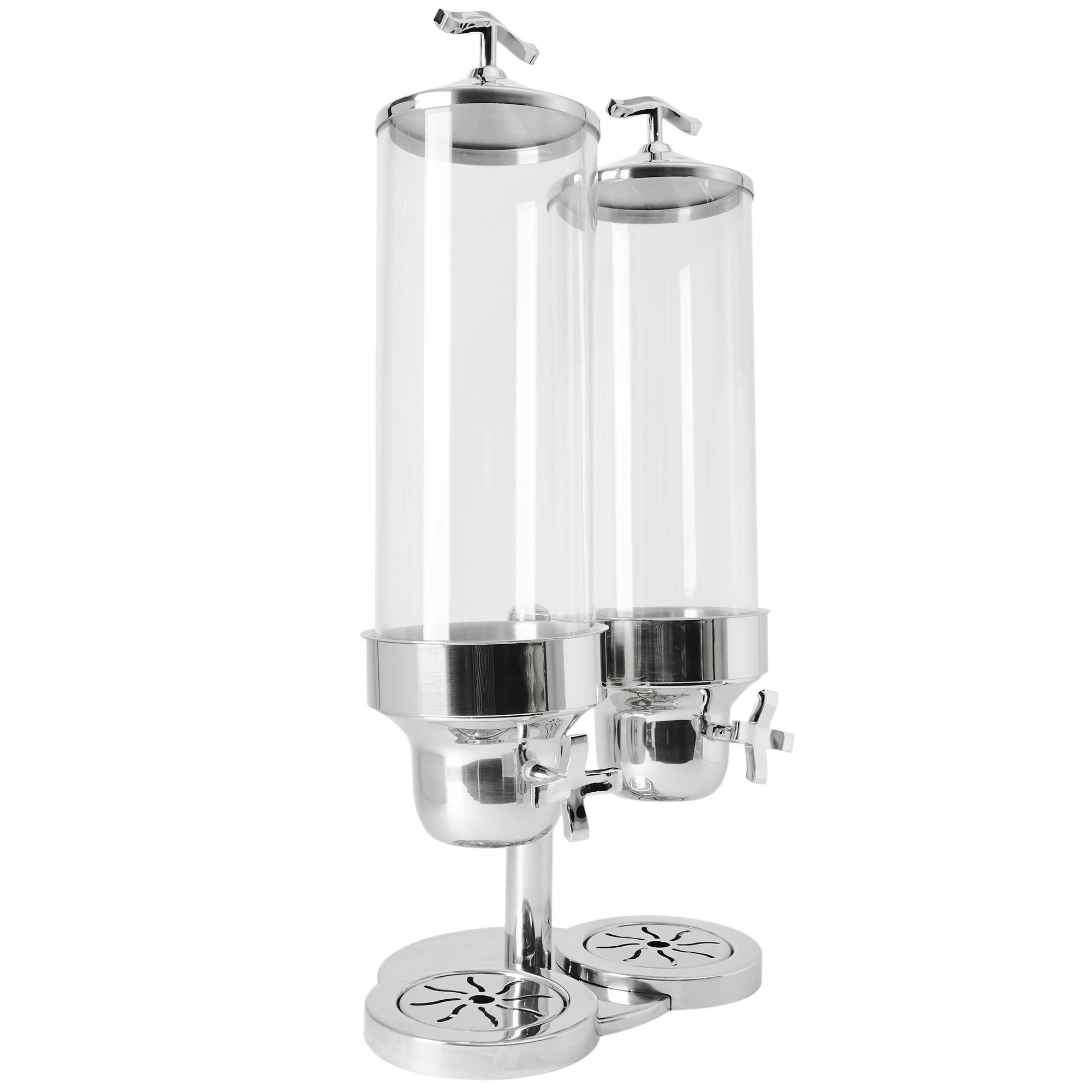 Dispensador de Cereais Duplo 2 x 3.8L para Buffets e Pequenos-Almoços