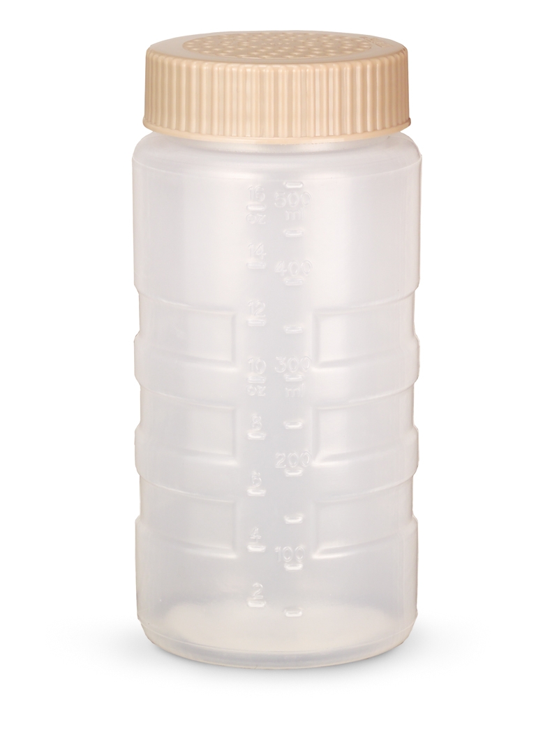 Frasco para Especiarias Polietileno 0.47L Ø7.3cm Furos 2.5mm