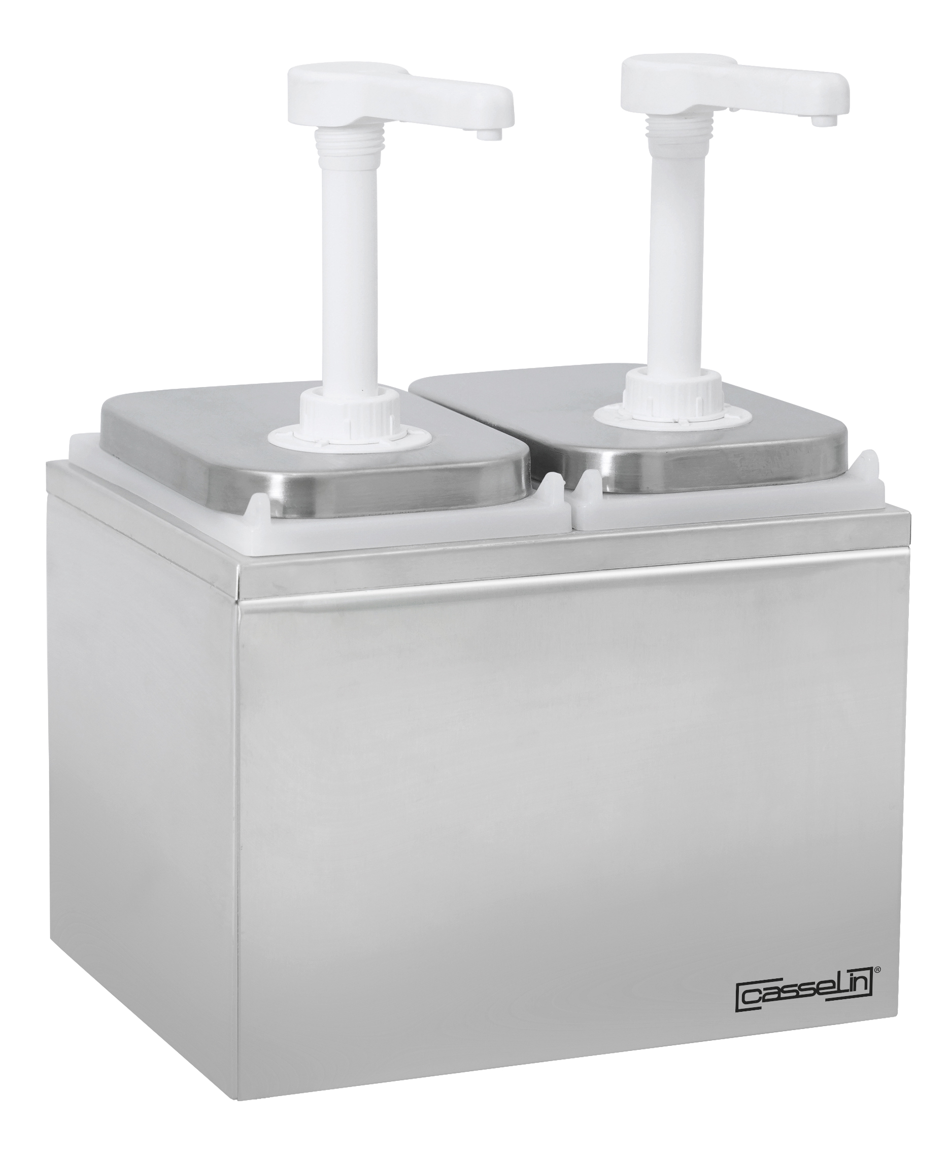 Dispensador de Molho Neutro Duplo 2 x 2 L com Dose Regulável