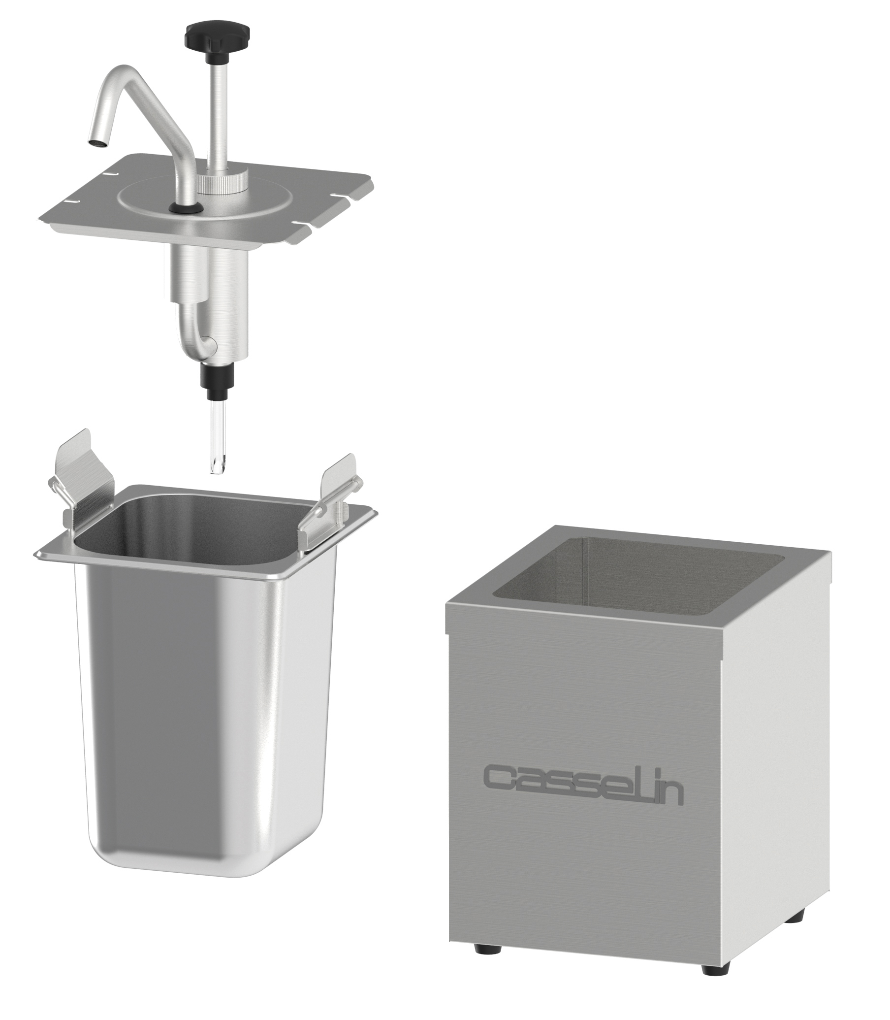 Dispensador de Molho Neutro GN 1/6 2.5L – Dose 20ml