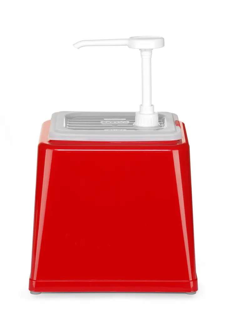 Dispensador de Molhos 2,5L Vermelho para Buffet
