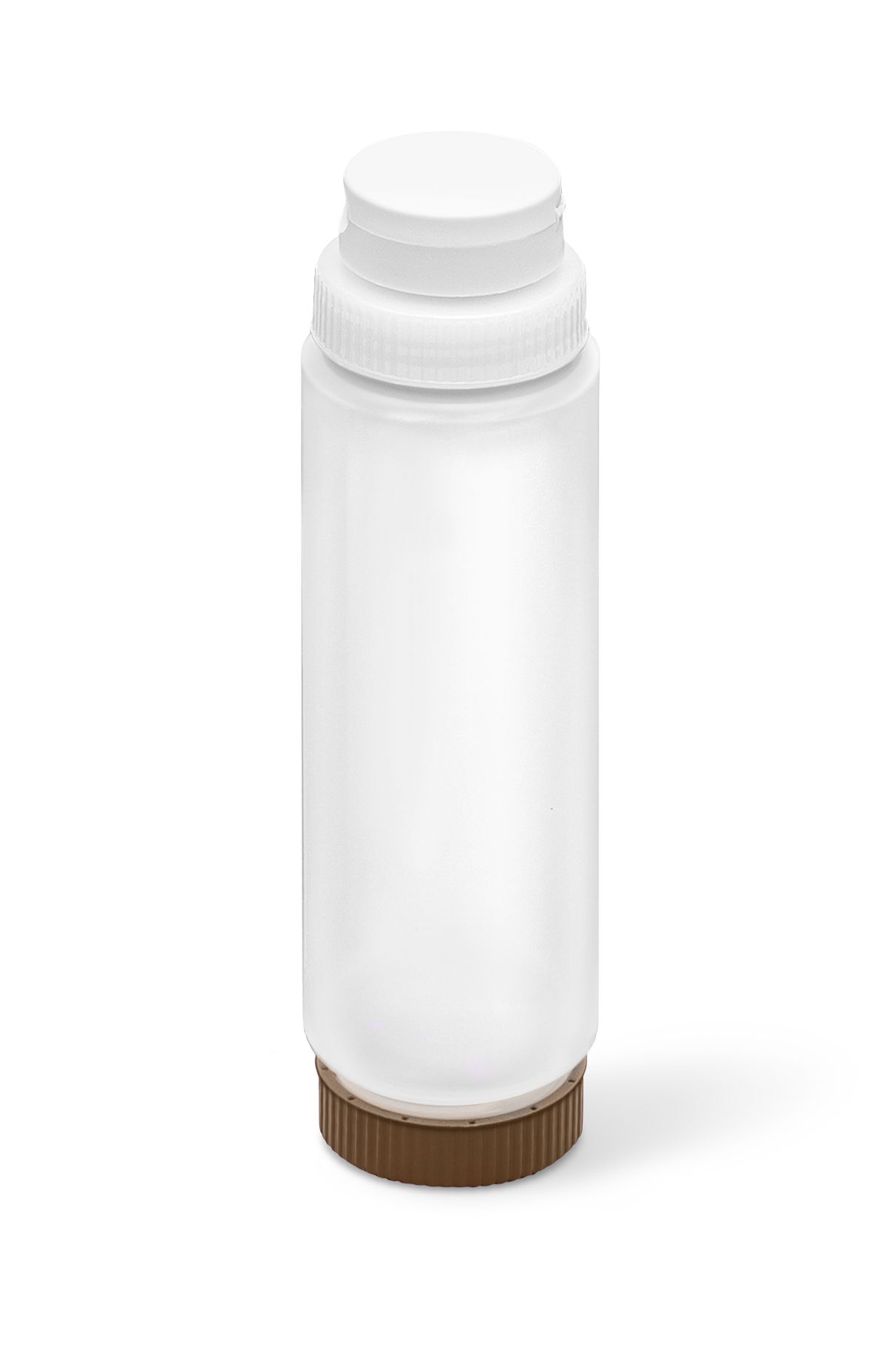 Dispensador FIFO Transparente 710 ml com Base Castanha