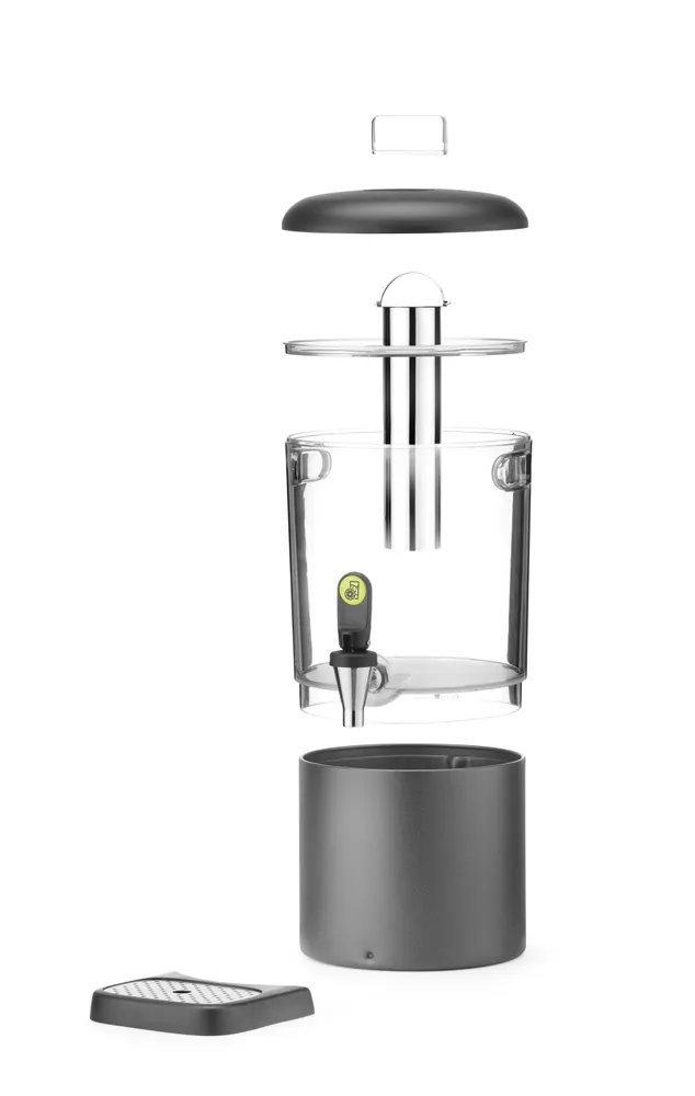 Dispensador de Sumo 4L UNIQ Preto para Buffet e Eventos