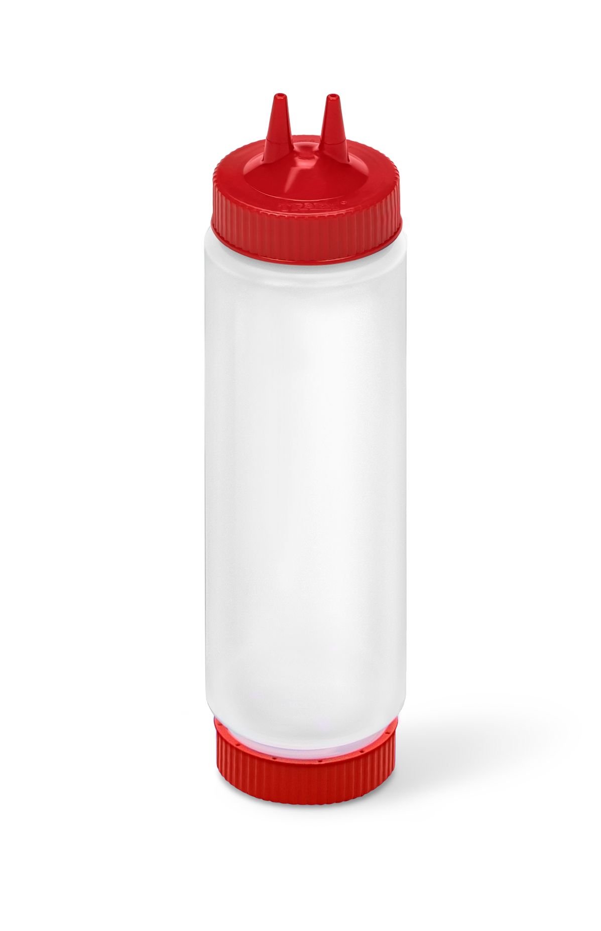 Dispensador FIFO 710 ml Transparente com Tampa Vermelha