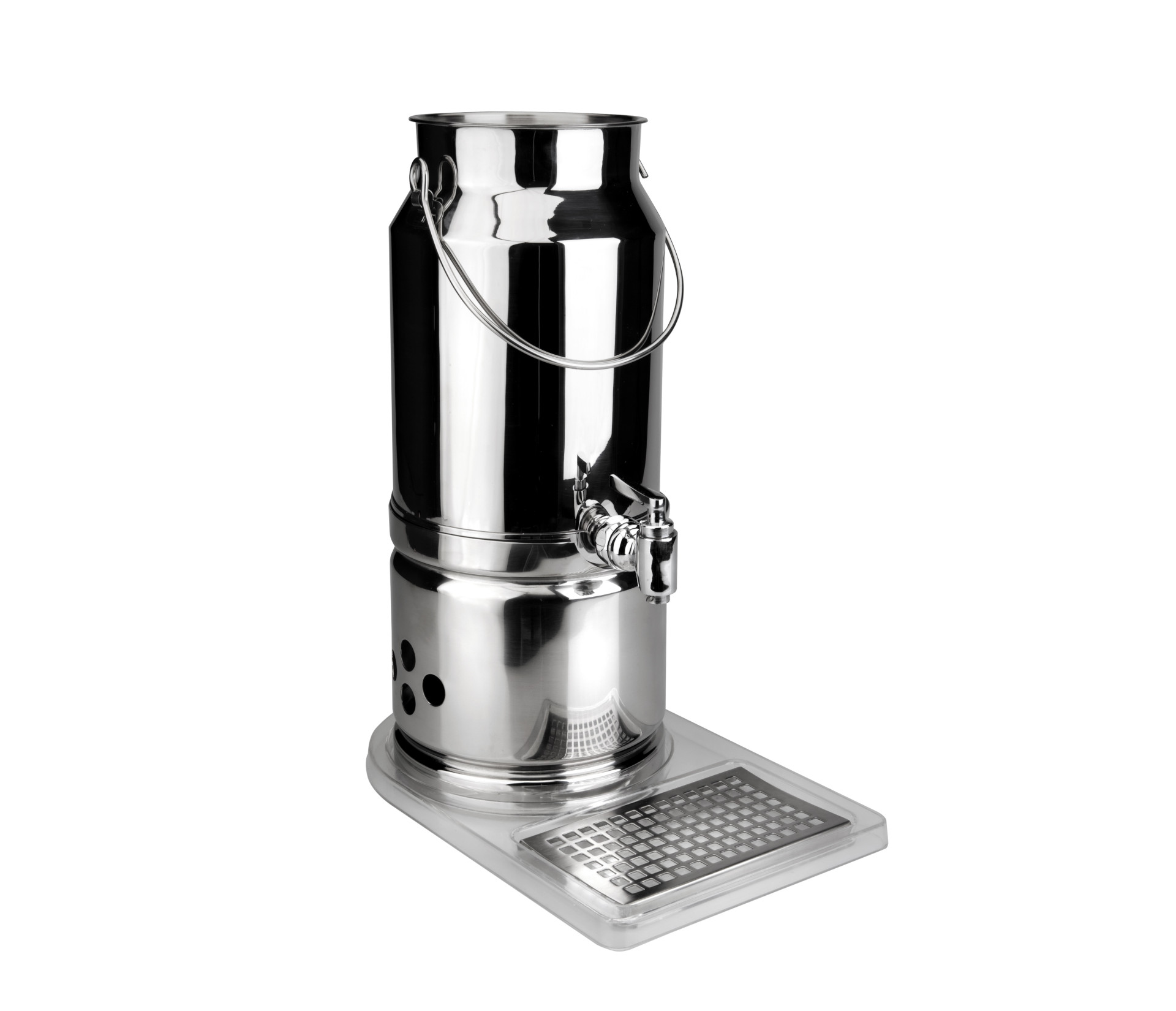 Distribuidor de Leite Inox 5,5L para Buffet e Catering